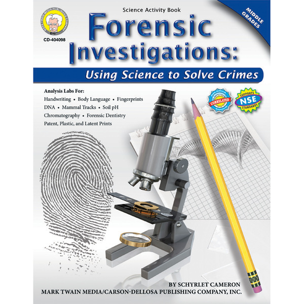 Mark Twain Media Forensic Investigations Activity Book 404098